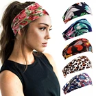 Повязка для волос с принтом Горячая Распродажа, для спа, широкая эластичная повязка для волос, многофункциональная спортивная повязка на голову для йоги, 2020