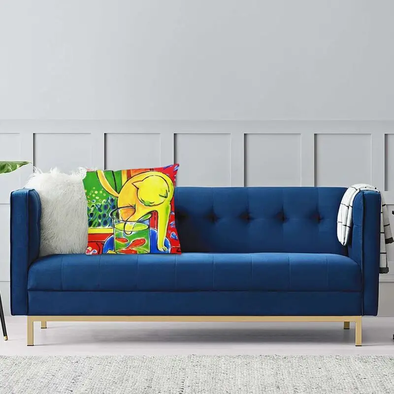 Матиссом Le Chat Aux Poissons Rouges декоративная наволочка для подушки дома декоративные