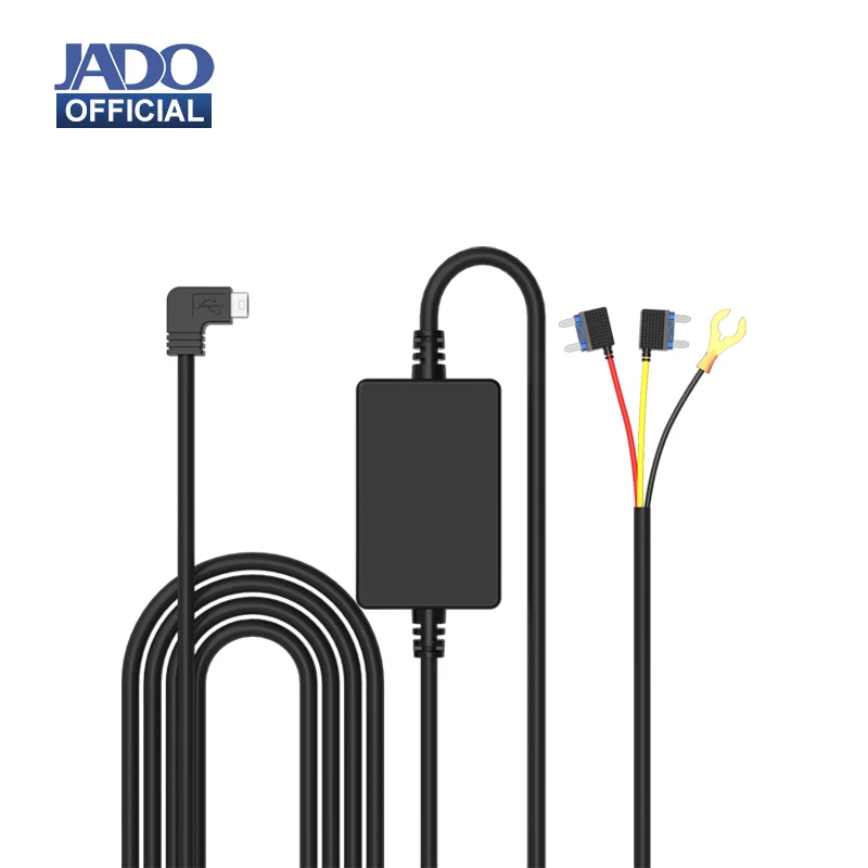 

JADO 230-PC Buck Line 12V-5V 24V Power Cord For T650C Connect Car 24-hour Power battery hardware kit