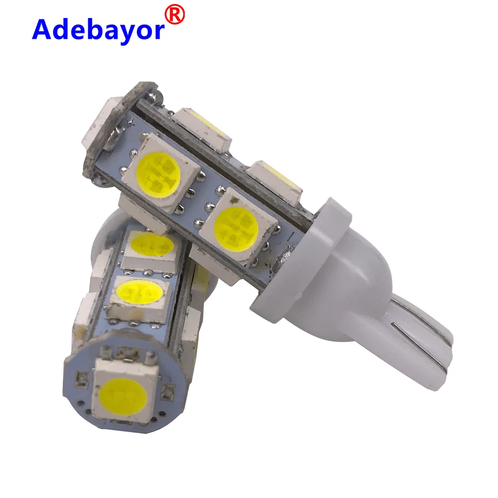 20 шт T10 W5W светодиодный 194 168 5050 9 SMD авто клиновидный боковой задний Автомобильные