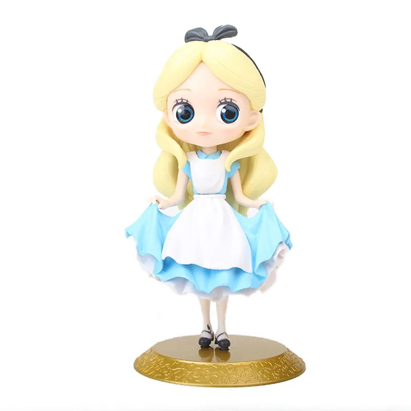 Принцесса Дисней Q версия персонажи Белл Жасмин Принцесса ПВХ фигурка куклы KidsToys для детей подарок на день рождения A94
