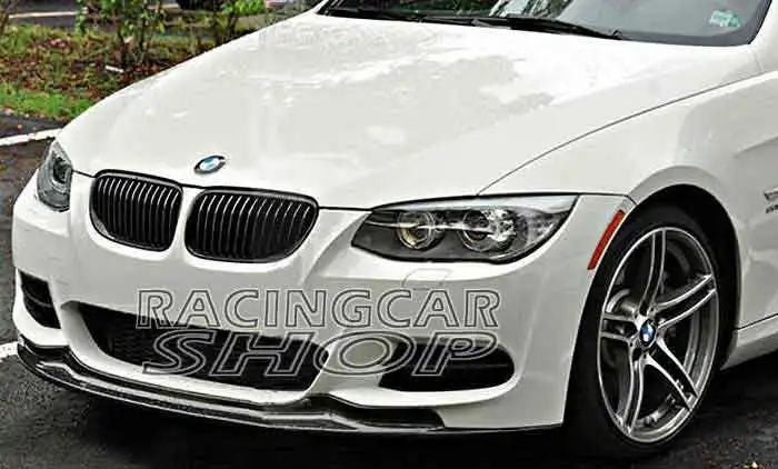 Неокрашенный АК стиль передний спойлер для BMW E92 E93 Coupe 2 двери Lci M tech Msport бампер 2010