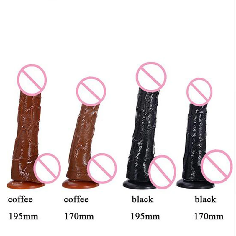 Фаллоимитаторы без бретелек на присоске секс игрушки для женщин черный большой