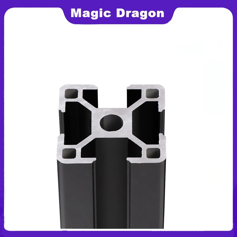 Экструзионный профиль из анодированного алюминия черного цвета европейский