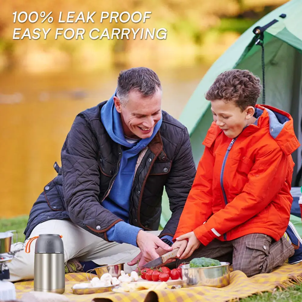 Креативная портативная кастрюля из нержавеющей стали вакуумная изоляция