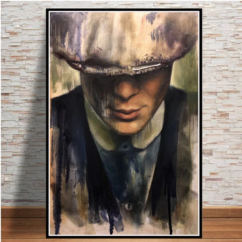 MQ3568 Горячая Peaky blinds Cillian Murphy США ТВ-шоу серия сезон художественный плакат Шелковый Холст украшение дома Настенная картина печать - Цвет: Красный