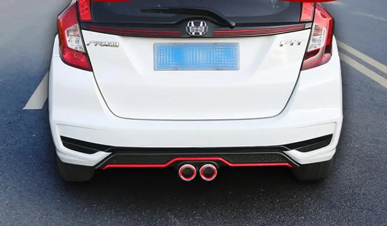 Задний спойлер для Honda FIT JAZZ задний 2018-2019 2CK ABS диффузор переднего бампера защитные