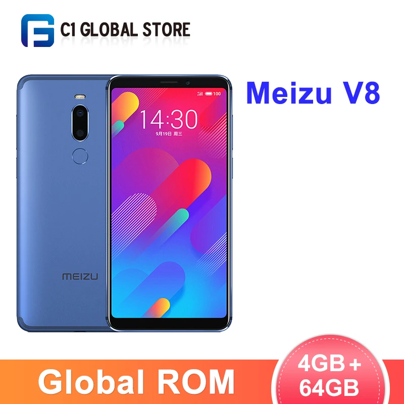 Meizu V8 смартфон с восьмиядерным процессором Helio P22 ОЗУ 4 Гб ПЗУ 64 ГБ 12 Мп + 5