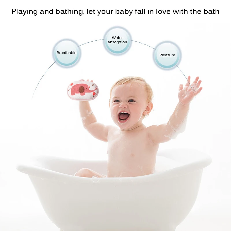 Детская губка для ванны детская душа хлопок мультяшная Губка Для Купания