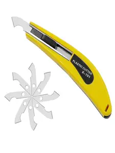 Multifunction Wallpaper Carpet Leather Linoleum Cardboard Paper Cutter  Utility Knife Cutting Tool With Replacement Blade