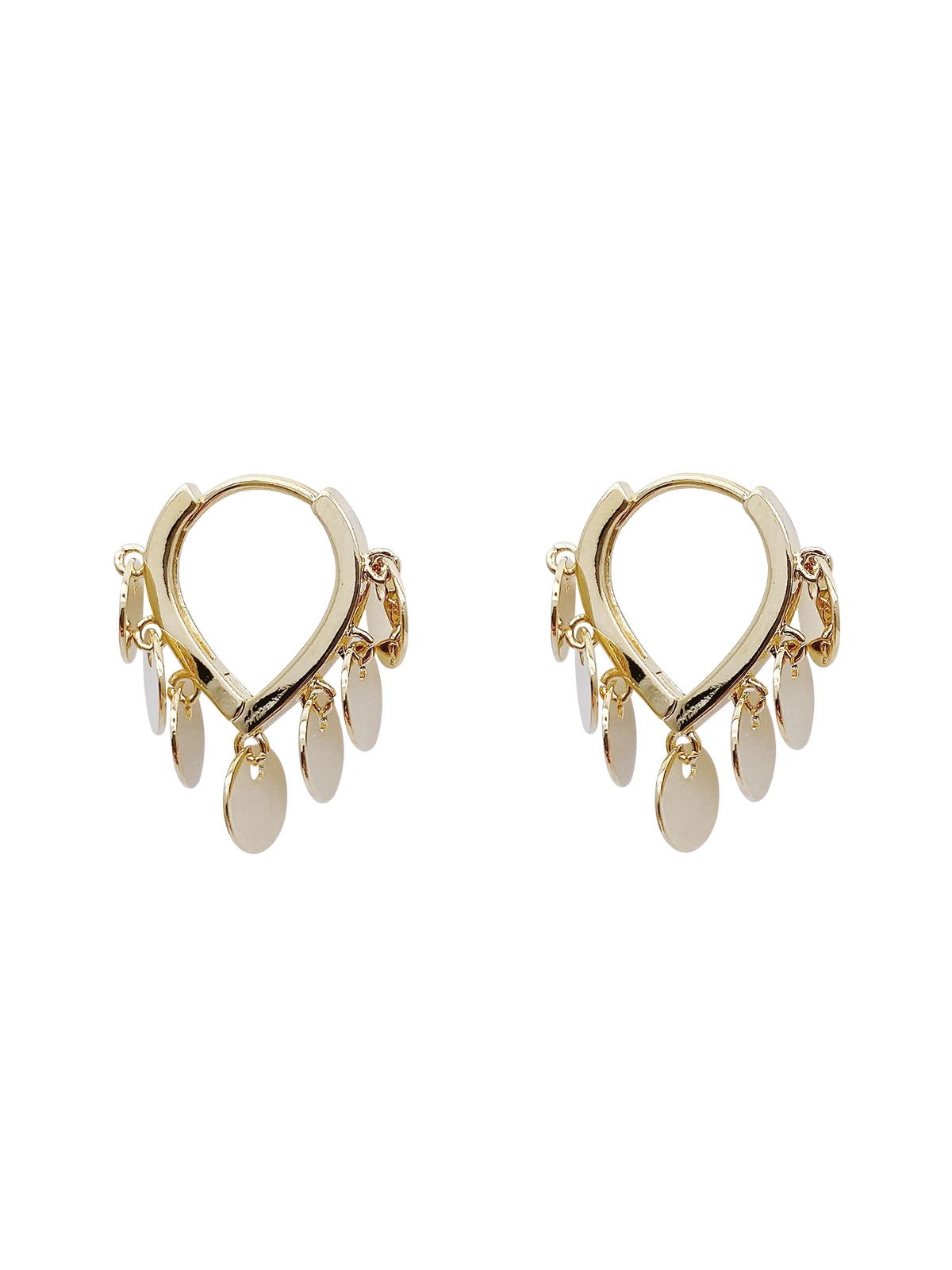 

Fashion Gold Color Vintage Hoop Earrings for Women Trendy Punk Tiny Circle Design Statement Earrings Brincos Geometric Jewelry