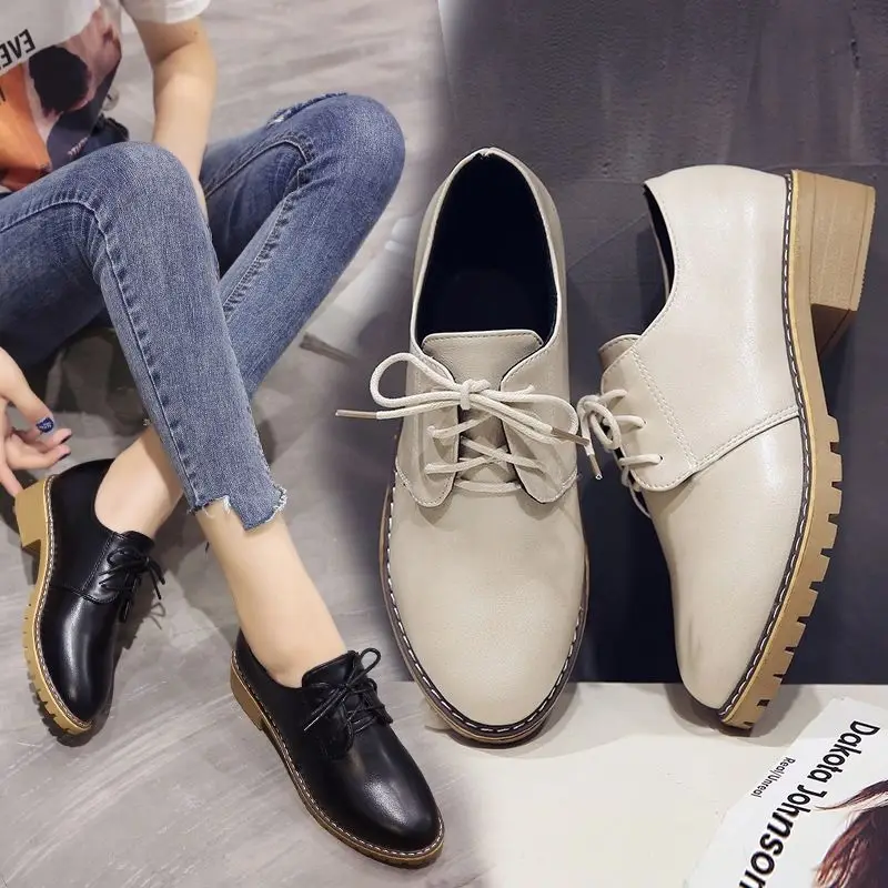

2021 Women Ankle Boots Thick Heel Zipper Women Winter Autumn Short Boots Fashion Shoes Women Footwear
