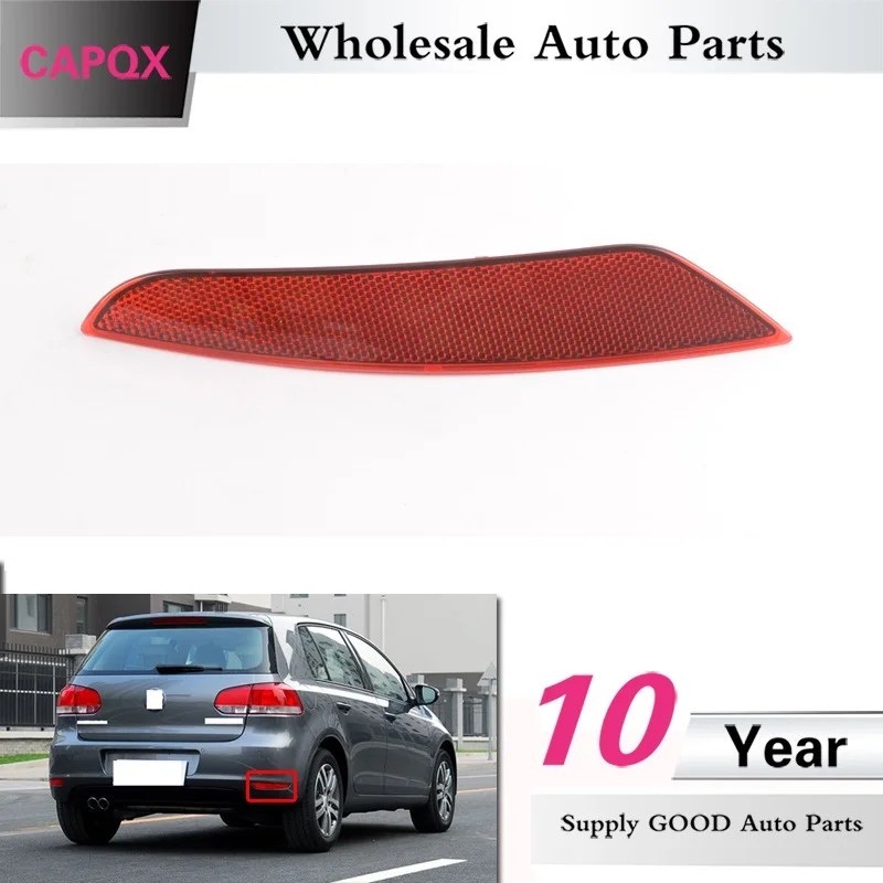 CAPQX для Volkswagen VW Golf 6 MK6 2010 2011 2012 задний отражатель стоп светильник противотуманный