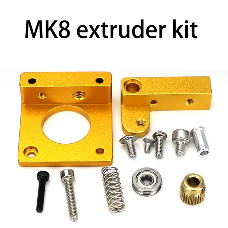Аксессуары для 3D-принтера экструдер MK8 кронштейн алюминиевого блока экструдера