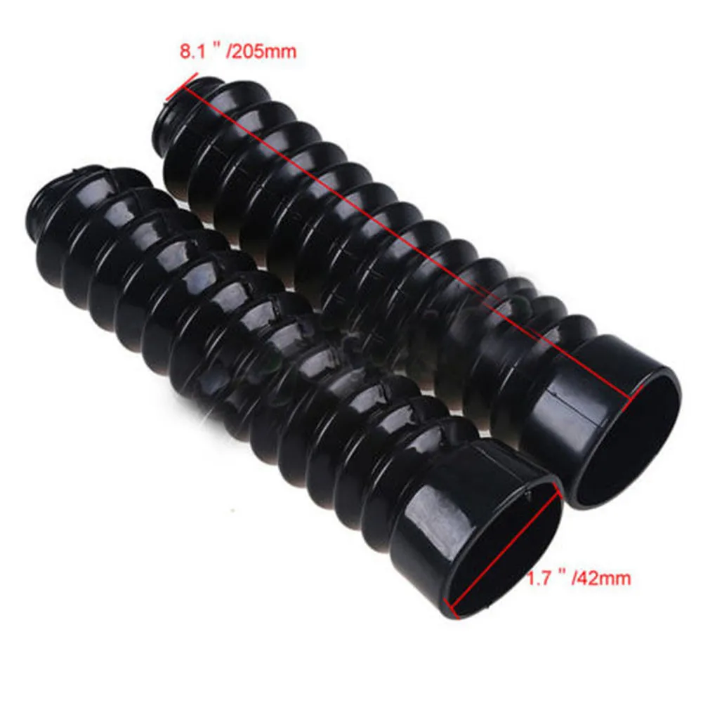 

Motorcycle Accessories Fork Cover Universal Fork Boots for Motorcycle Off-Road ATVs with Clamps Motorcycle Front Fork Dust Cover