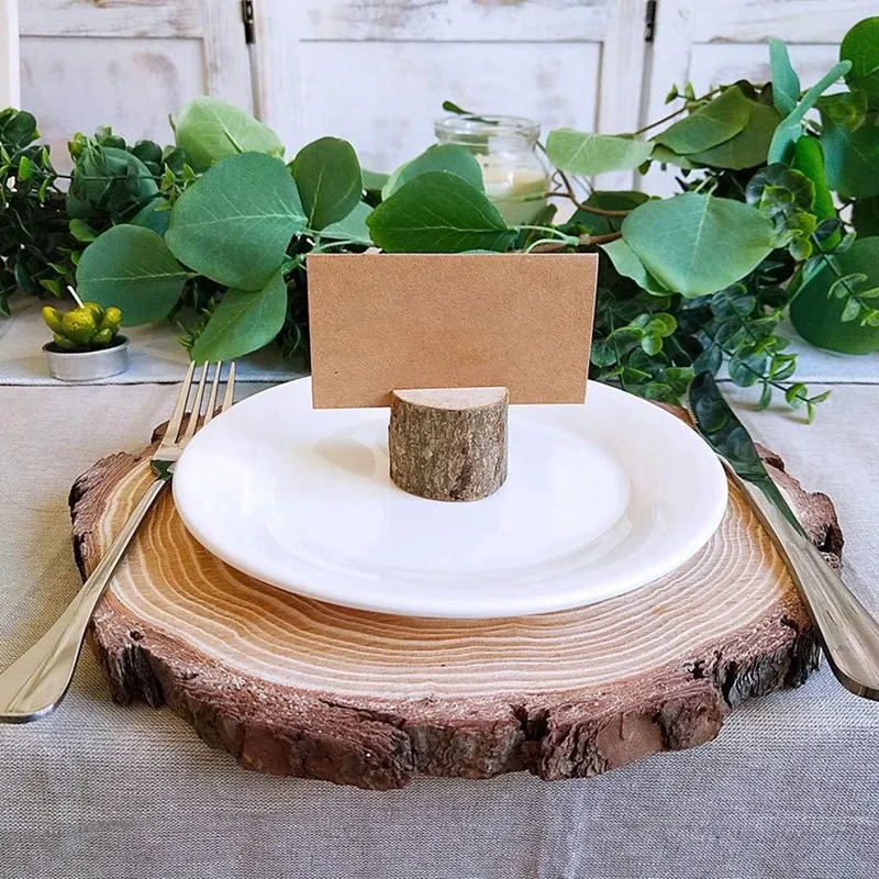 

Ecological Wood, Stump Notes, Wooden Business Card Holders, Wooden Decorations for Wedding Meetings, Simple Wooden Posts