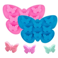 soap making molds butterfly shape silicone cake mould diy handmade baking supplies tool pudding pan muffin brownie ice loaf mold