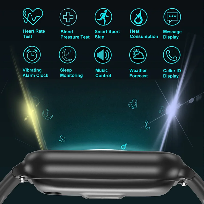 Q7 умные часы мужские женские кровяное давление водонепроницаемые фитнес