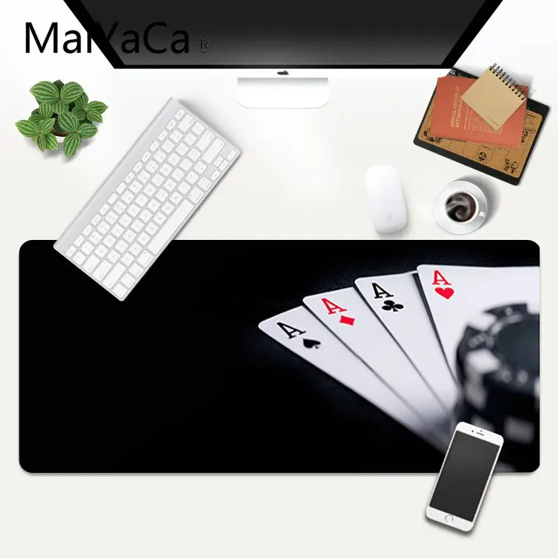 

Cool Poker with Fire Personalized Cool Fashion Beautiful Anime Mouse Mat Size for 35x60cm 300x750x2mm