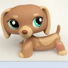 Редкая оригинальная коллекция собак, игрушки для домашних питомцев, Такса #556, милая коричневая розовая сосиска с сердцем, подарок для детей на Рождество