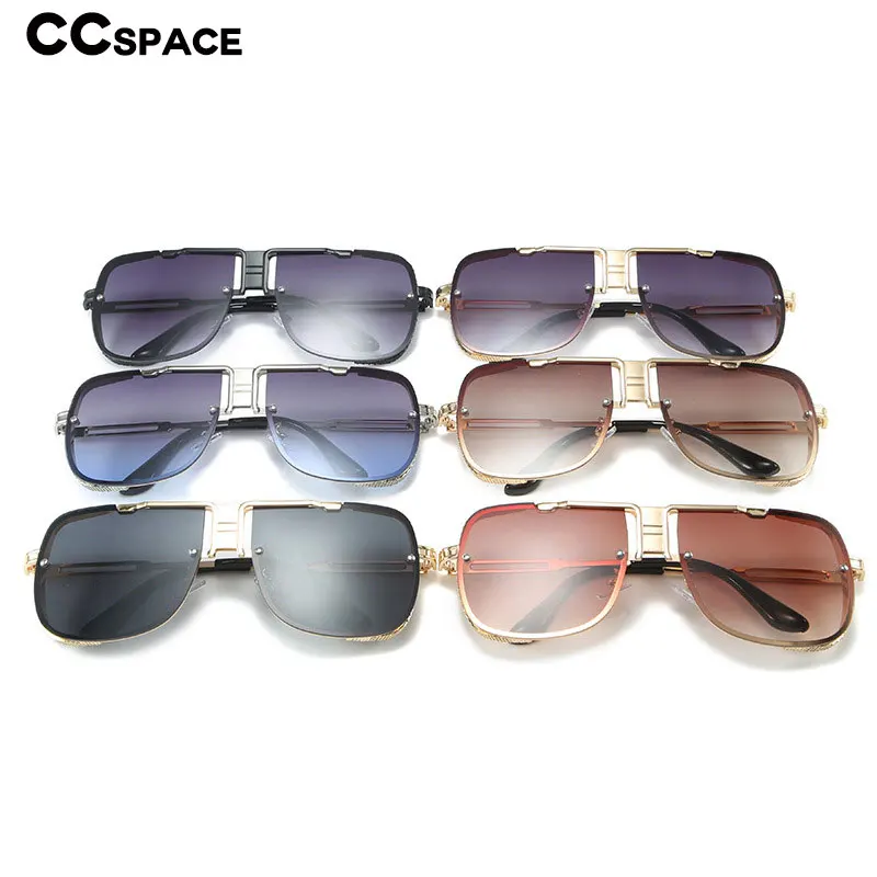 46354 полые авиаторы в большой оправе роскошные солнцезащитные очки для мужчин и