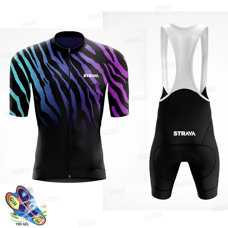 

2020 STRAVA new Pro Bicycle Team Short Sleeve Maillot Ciclismo Men's Cycling Jersey Summer breathable Cycling Clothing mavic