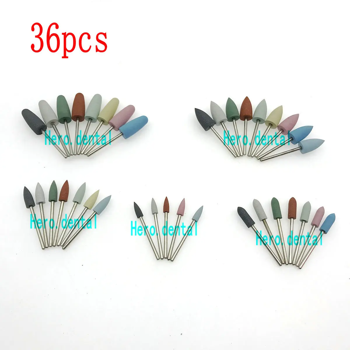 36 шт. стоматологическая силиконовая резина камедиевая основа Скрытая протез