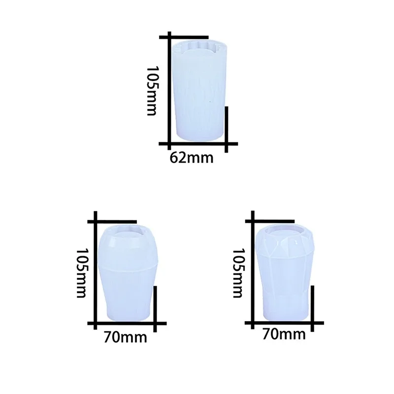 

Silicone Vase Mold Crystal Epoxy Resin Mold Flowerpot Plant Pot Silicone Mould DIY Crafts Home Decorations Casting Tools