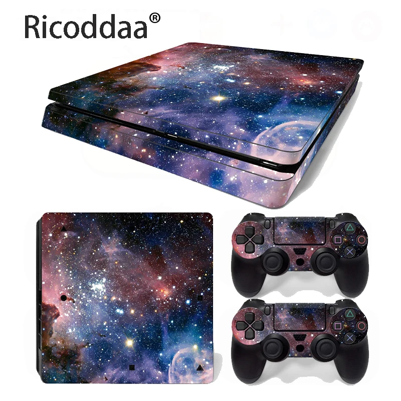 Наклейка для PS4 Slim Skin консоли PlayStation 4 и контроллеров Gamepad|Наклейки| |