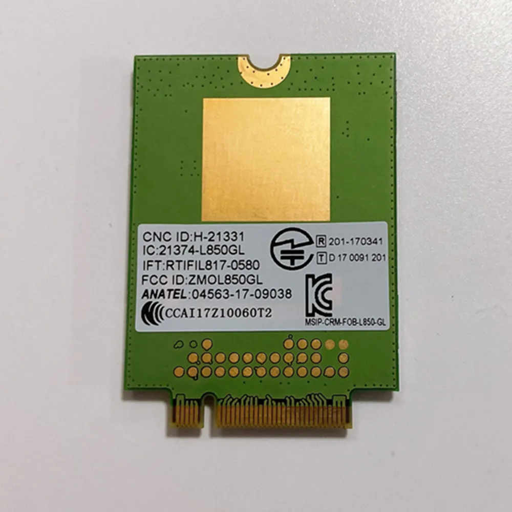 Fibocom L850-GL WWAN Card For Thinkpad X1 carbon 6th/7th gen X280 T480 T580 T490 P52s X390  X1 Yoga 3rd gen X380 Yoga 01AX792