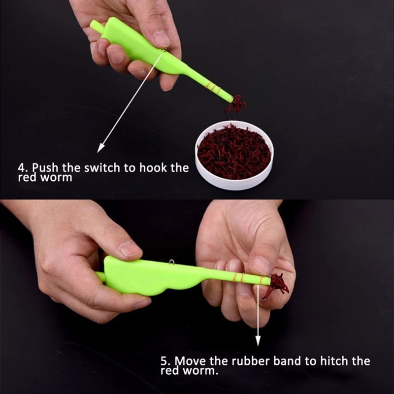 Профессиональный зажим для дождевого червя рыболовных приманок | Спорт и