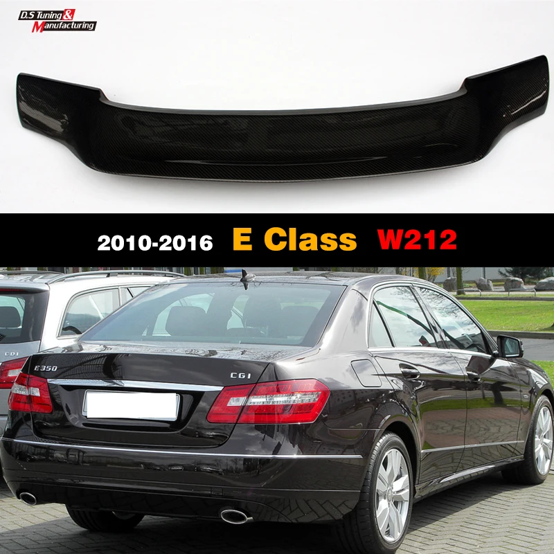 Спойлер для заднего багажника W212 подкладка из углеродного волокна Mercedes E Class Sedan