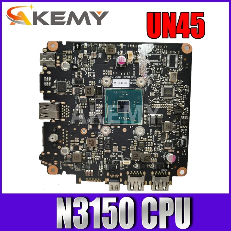 

Akemy 90MS00L0-R04000 motherboard For Asus VivoMini UN45 Mini Vivo PC computer mainboard W/ N3150 CPU /UMA