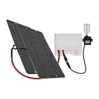 Solar Pump 5V 12V 5W 10W Solar Panel Charger/USB and DC Output Charge/Mobile Phones Car Automotive Motorcycle Boat 12V Battery