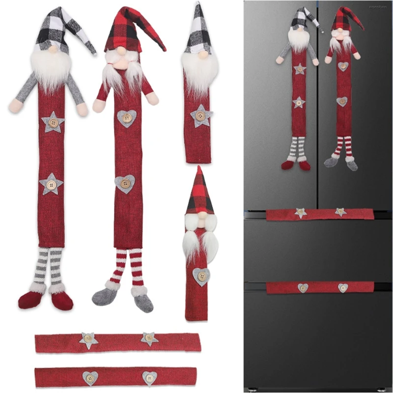 

6 шт., Новогодняя крышка на дверную ручку холодильника