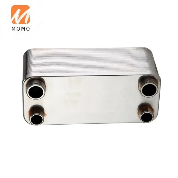 

Dual wall steam to water cooler brazed plate heat exchanger