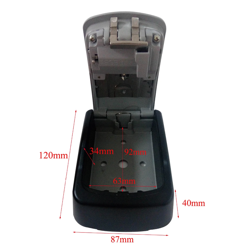 Брелок для ключей сейф наружного настенного крепления комбинированный замок с