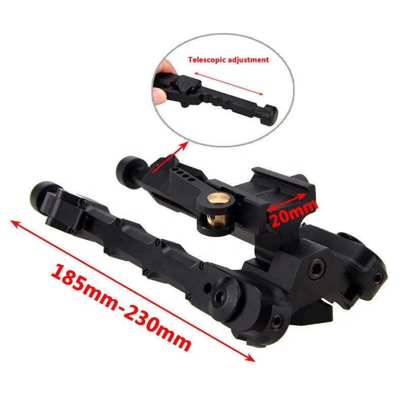 Горячая Распродажа складной Bipod V9 из алюминиевого сплава для охоты и стрельбы с
