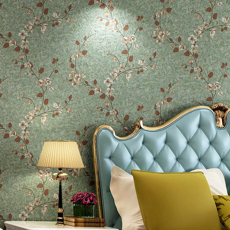 Американский кантри сад нетканые обои разбитые цветы Европейский стиль ретро