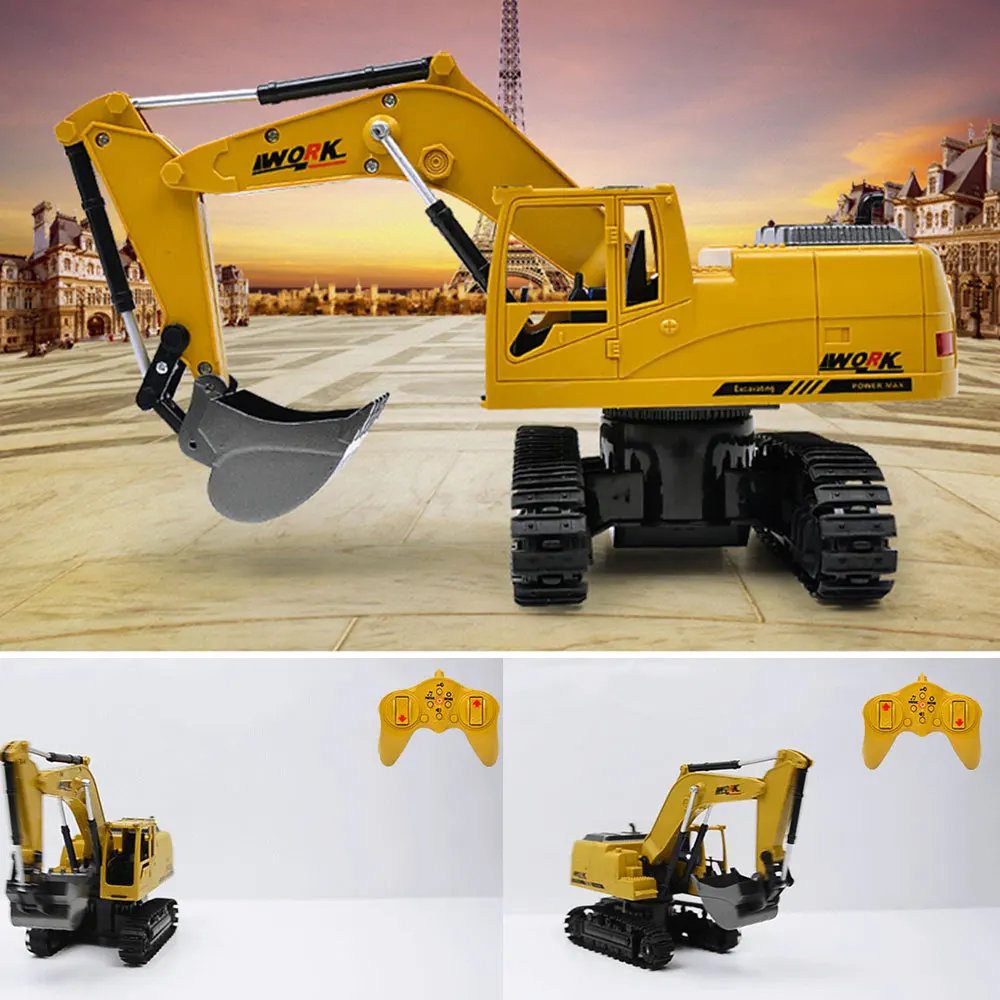 RC Engineering car HOT 8CH игрушка-симулятор экскаватор игрушки с музыкальным и легким