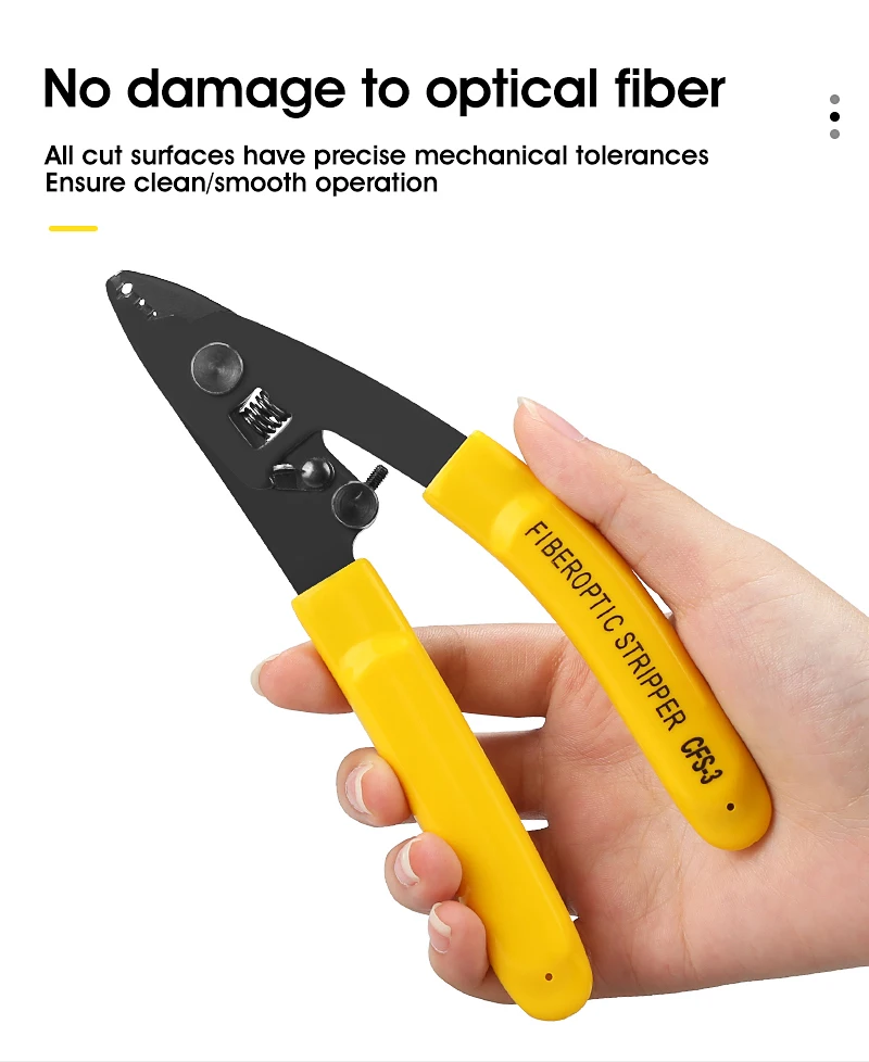 Pince a Denuder Fiber Optique CFS-3 Щипцы для зачистки оптического волокна Трехпортовый