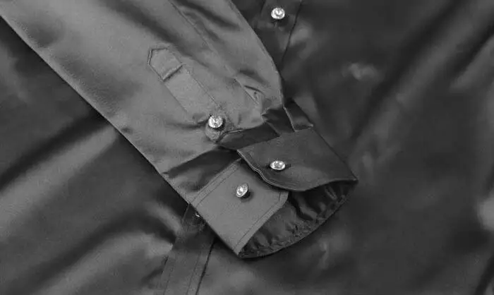 

New spring Autumn Fashion Brand Men Clothes Slim Fit Men Long Sleeve Shirt Men silk Cotton Casual Men Shirt Social Plus Size Top