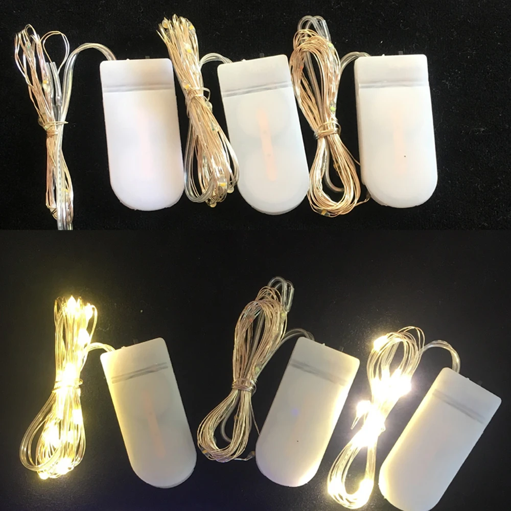 Luces Led 구리 와이어 패어리 라이트 배터리 전원 LED 스트링 라이트, 파티 웨딩 실내 크리스마스 장식 화환 라이트