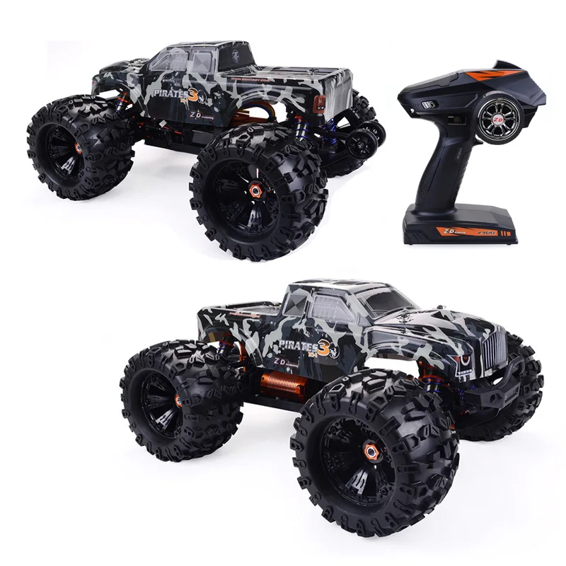 ZD Racing RC грузовик 4WD 1/8 камуфляж MT8 s3 Автомобиль 2 4G 90 км/ч электрический бесщеточный