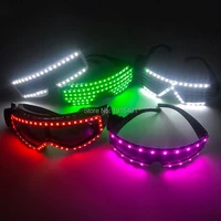 2020 new style multi function led sunglasses flashing night ball male goggle eyewears for discodjrave partymusic show props