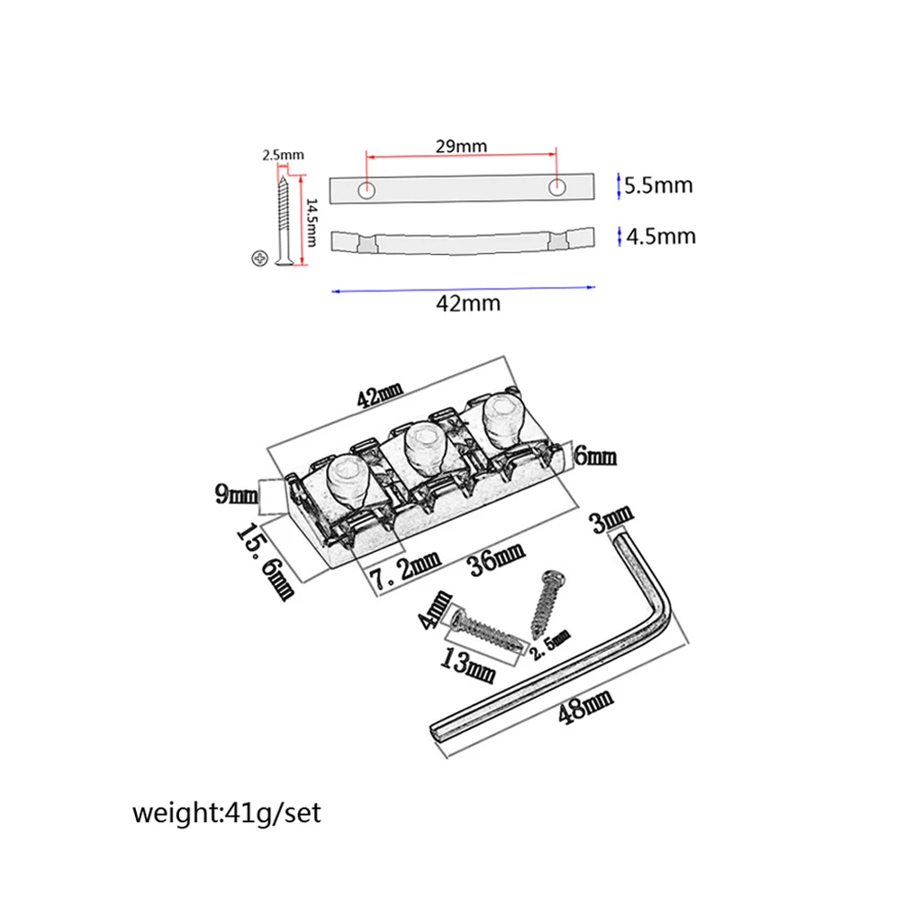 Стопорная гайка и натяжение струны бары фиксаторы Струны для Floyd Rose тремоло