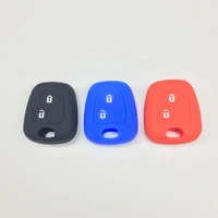 silicone car key cover case for peugeot 206 307 207 408 for citroen c2 c3 c4 key cover