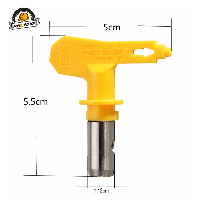Направляющий распылитель PHENDO 2 серии Airless Tip209 # 235 для безвоздушного распылителя