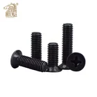Винт Phillips с потайной головкой, 50 шт., винт из углеродистой стали для ноутбука Lenovo Samsung, M1.2, M1.4, M1.6, M1.7, M2, M2.5, M3, M4, M5
