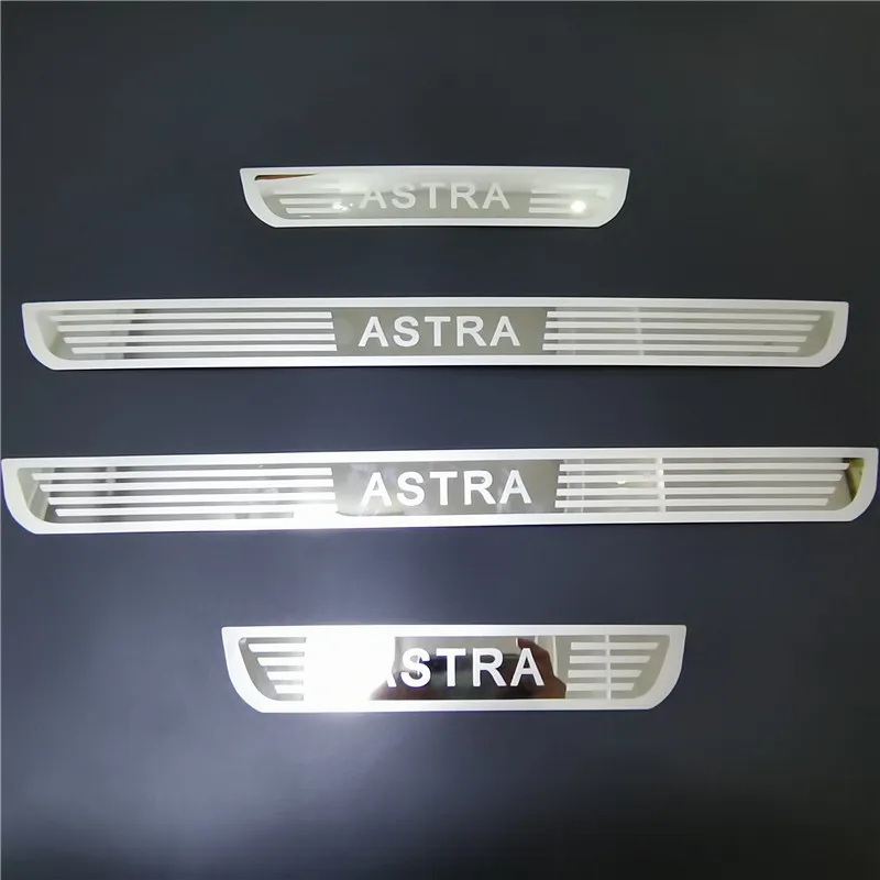Накладка на порог для Opel Vauxhall ASTRA G H J K GTC 2010 2020 защитные накладки из нержавеющей